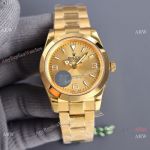 Swiss Quality Replica Rolex Explorer All Gold Men Watch Citizen 8215 Movement